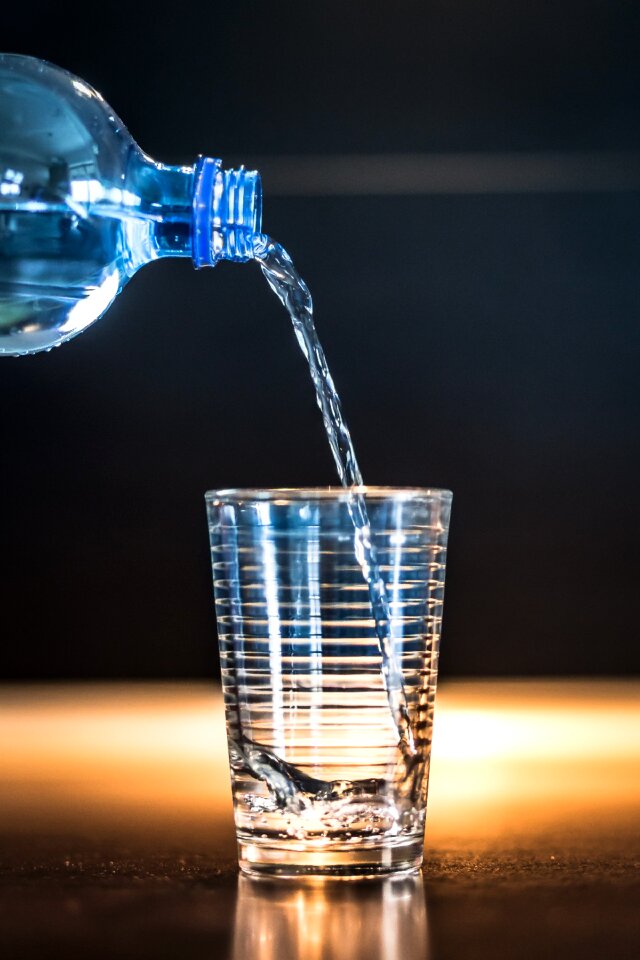 Mineral water bottle of water liquid