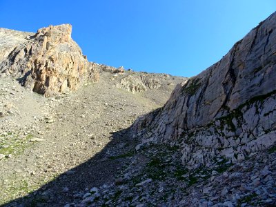 Pointe 2966 m, juste à l'ouest du Col de Colette Verte 