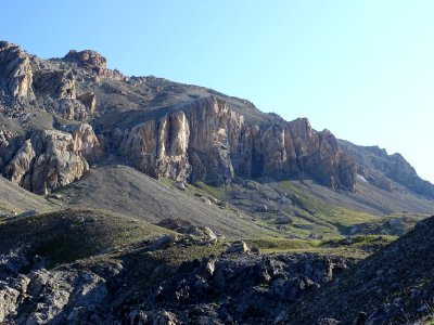 Montée vers le Vallon Claus 