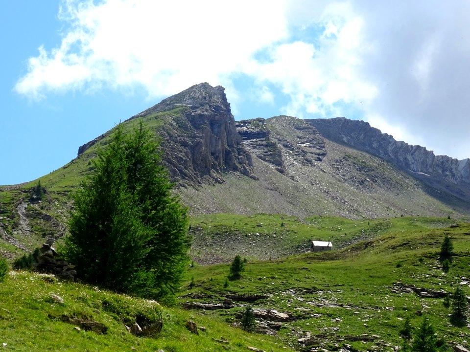 Col de Reyssas et cabane de Tissap 