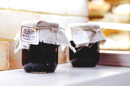 Jam glass homemade