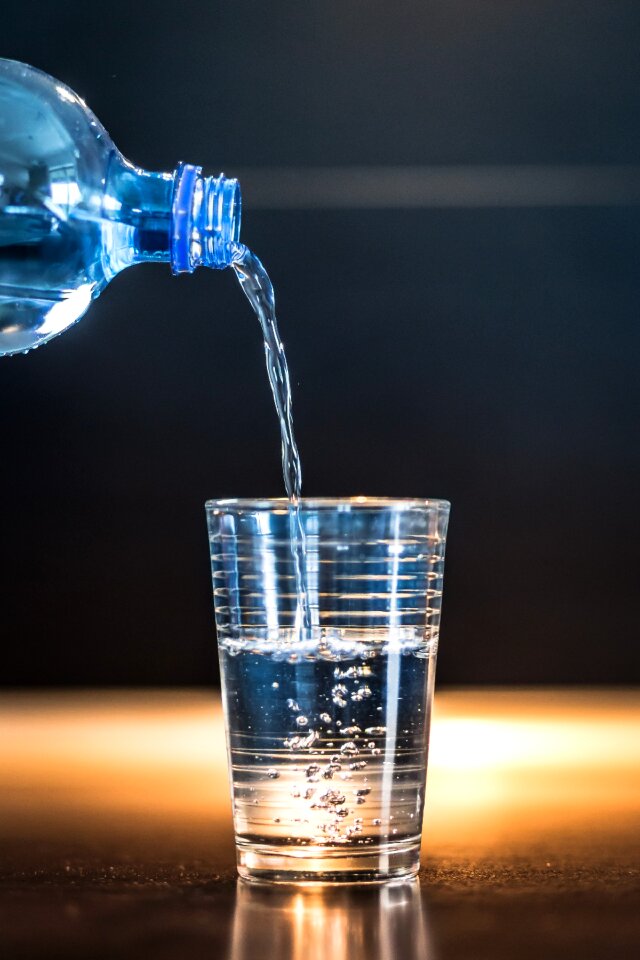 Mineral water bottle of water liquid