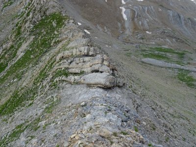 Sur l'arête sud qui descend du Pic du Mourre Froid, en arr… 
