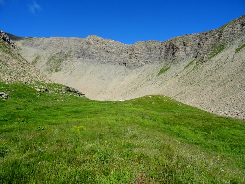 Crête entre le col des Tourettes et le Pic de Mourre-Froid… 