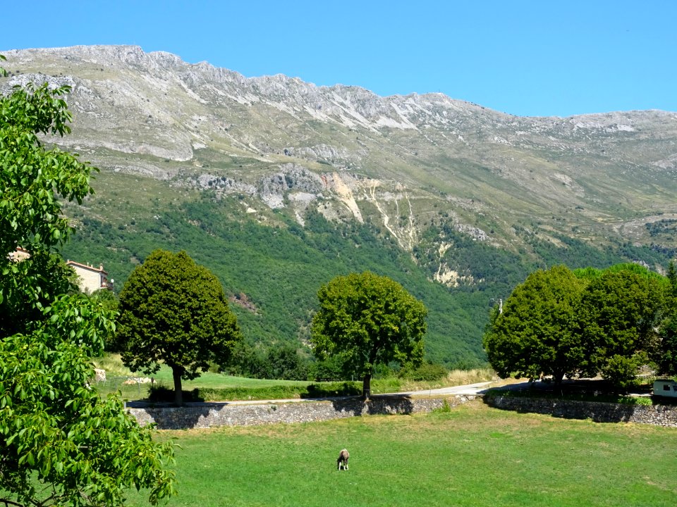 Paysage au-dessus de Cipières, Alpes-Maritimes 