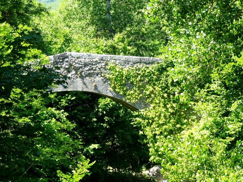 Ancien pont romain au-dessus du Loup, entre Gréolières et … 