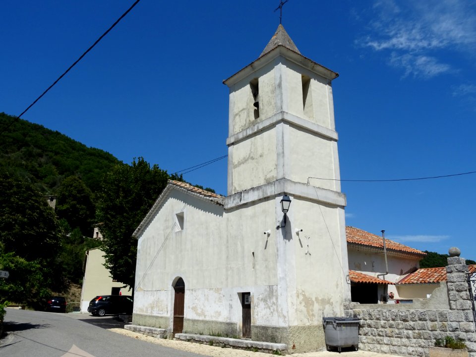 Eglise Saint-Georges, Conségudes, Alpes-Maritimes 