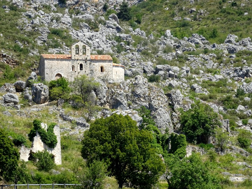 Chapelle Saint-Etienne, Gréolières, Alpes-Maritimes 
