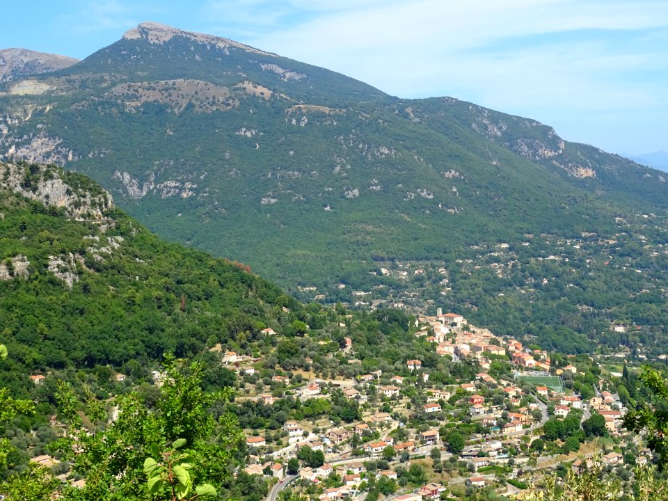Vue sur Le Bar-sur-Loup, Alpes-Maritimes 
