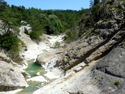 Le Riolan, d'une belle couleur bleue turquoise, entre La P… 