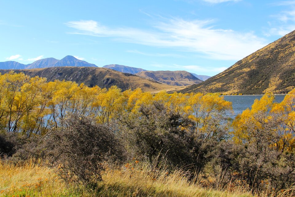 Autumn beautiful lake pearson