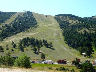 Station de ski, Gréolières-les-Neiges, Alpes-Maritimes 