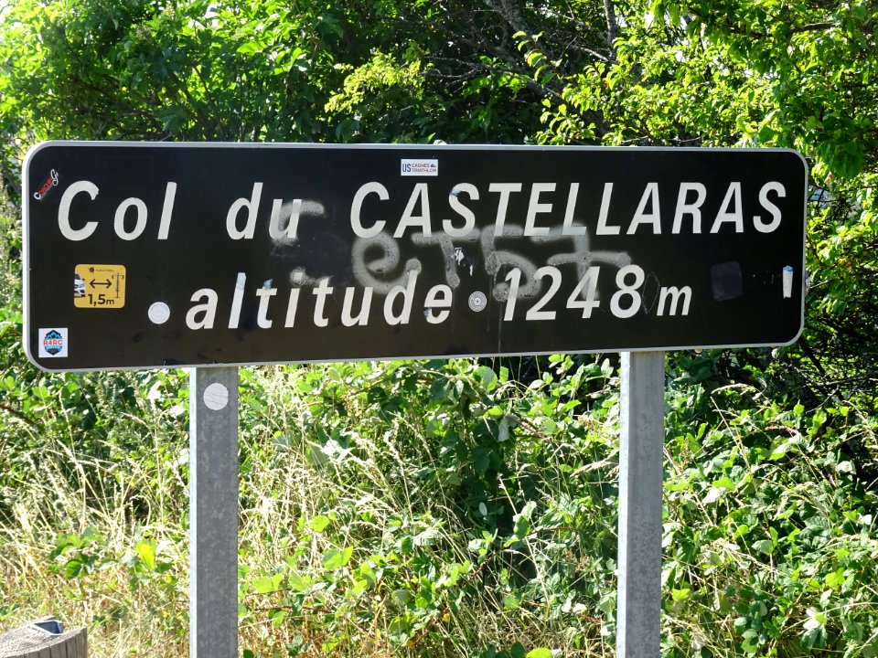 Col du Castellaras, 1248 m, Alpes-Maritimes 