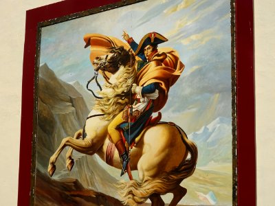Fresque de Napoléon, Le Relais Impérial, Saint-Vallier-de-… 