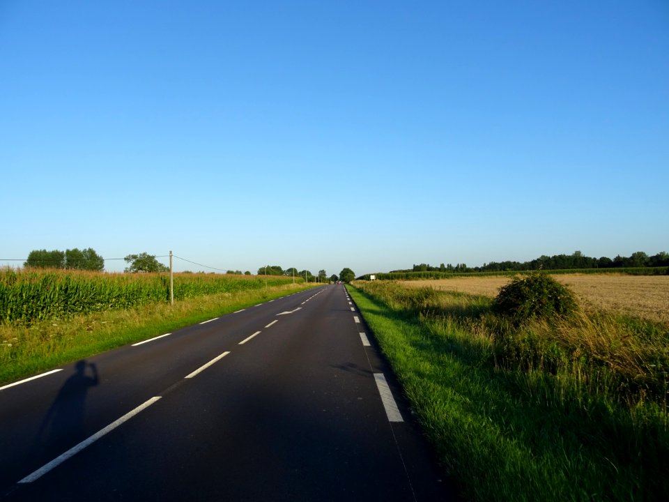 Sur la route, avant Bouleville, Eure 