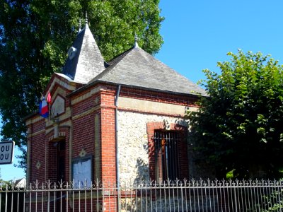 La toute petite mairie, Saint-Benoît-des-Ombres, Calvados 