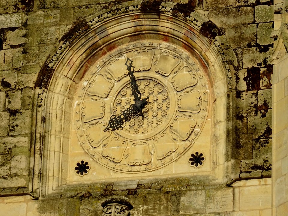 Horloge, église Saint-Léonard, Honfleur, Calvados 