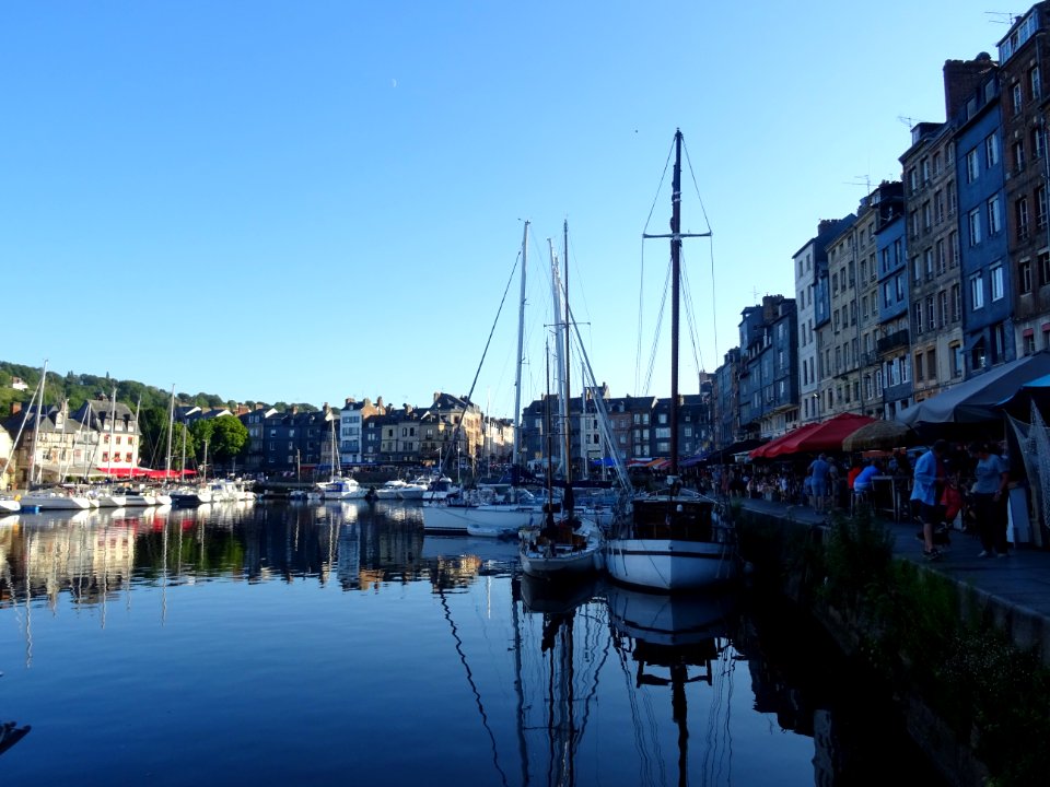 Rivière la Morelle, Port de Honfleur, Honfleur, Calvados 