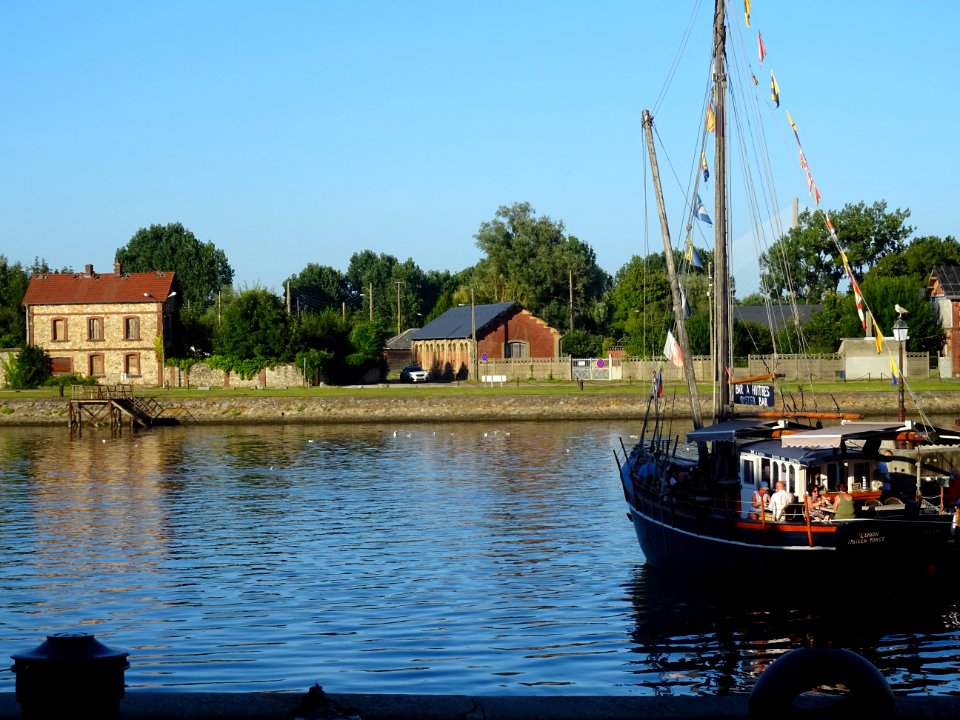 Rivière la Morelle, Port de Honfleur, Honfleur, Calvados 