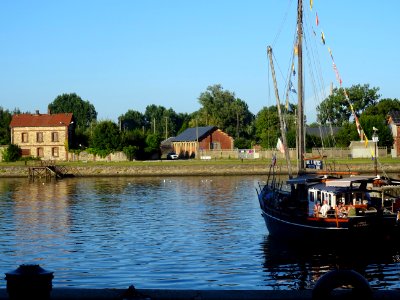 Rivière la Morelle, Port de Honfleur, Honfleur, Calvados 