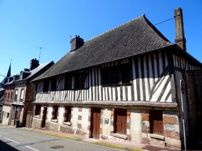 Maison à colombages, Brionne, Eure 