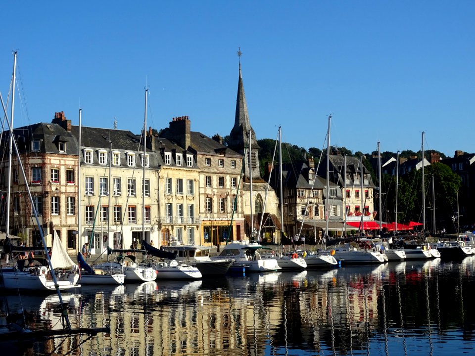 Rivière la Morelle, Port de Honfleur, Honfleur, Calvados 