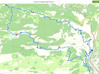 Itinéraire St-M-du-Var, Bonson, Col de Rostan, Collet des … 