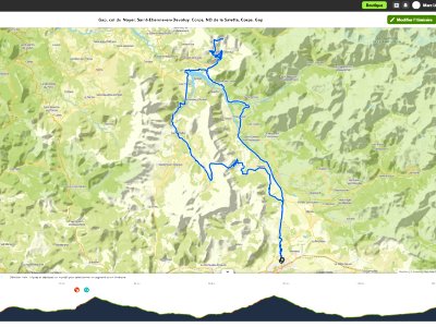 Itinéraire via Gap, col Bayard, col du Noyer, St-Etienne-e… 
