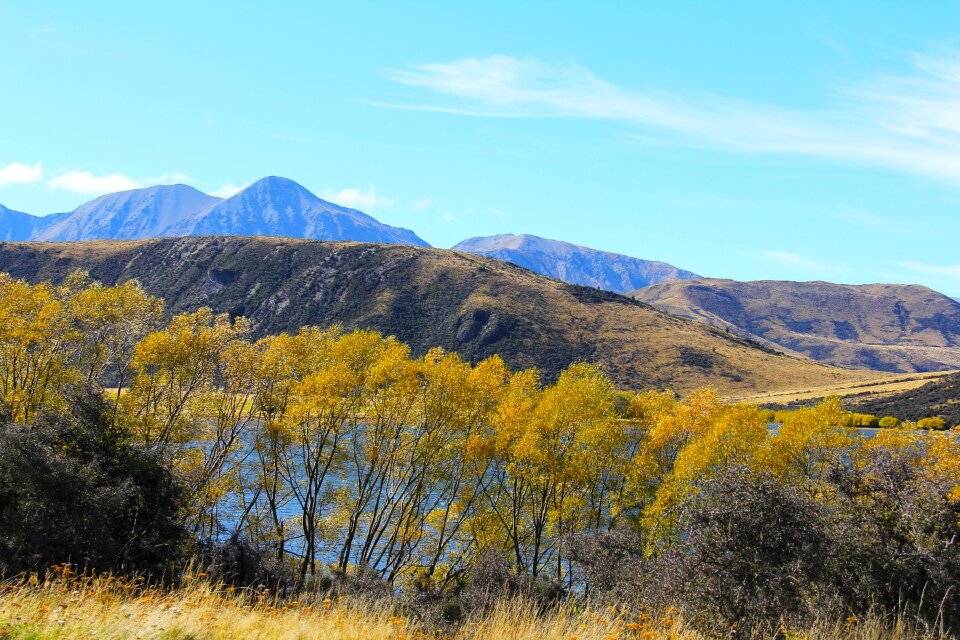 Autumn beautiful lake pearson