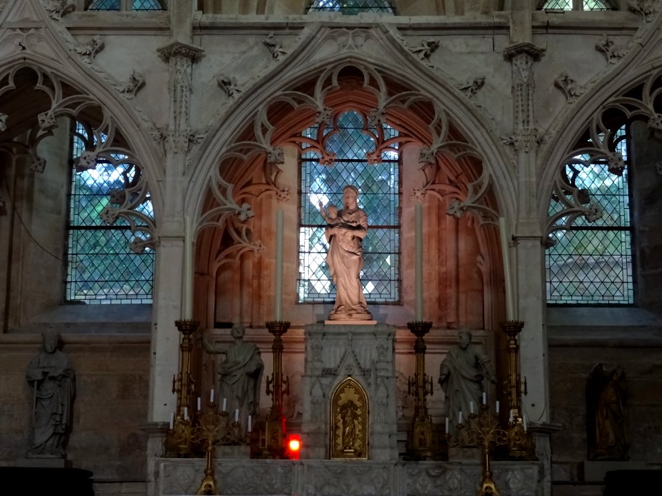 Autel, abbaye de Saint-Seine, Saint-Seine-l'Abbaye, Côte-d… 