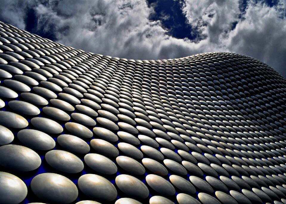 Curved metal steel
