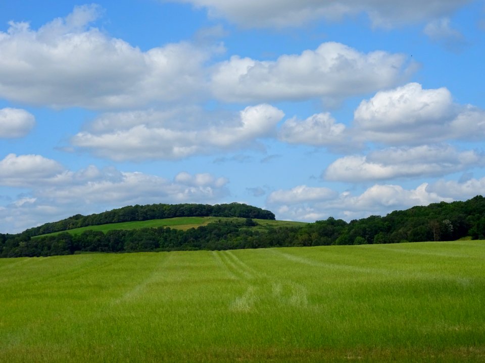 Du bleu, du blanc, du vert, de l'air ... paysage entre Sem… 