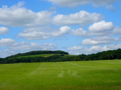 Du bleu, du blanc, du vert, de l'air ... paysage entre Sem… 