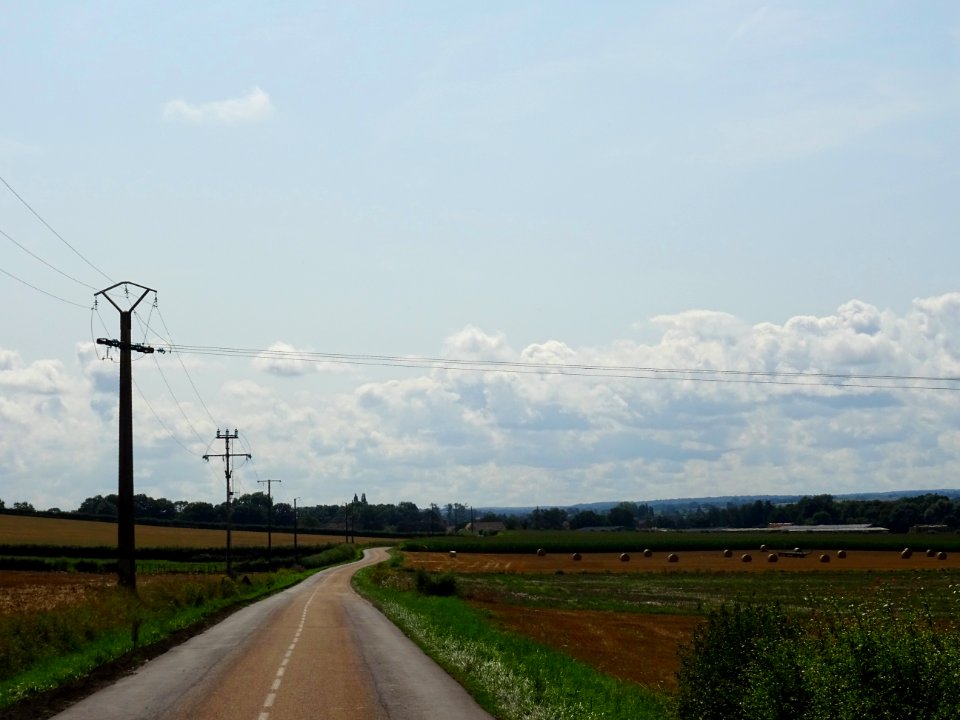 Sur la route entre Perrigny et Guillon, Yonne 