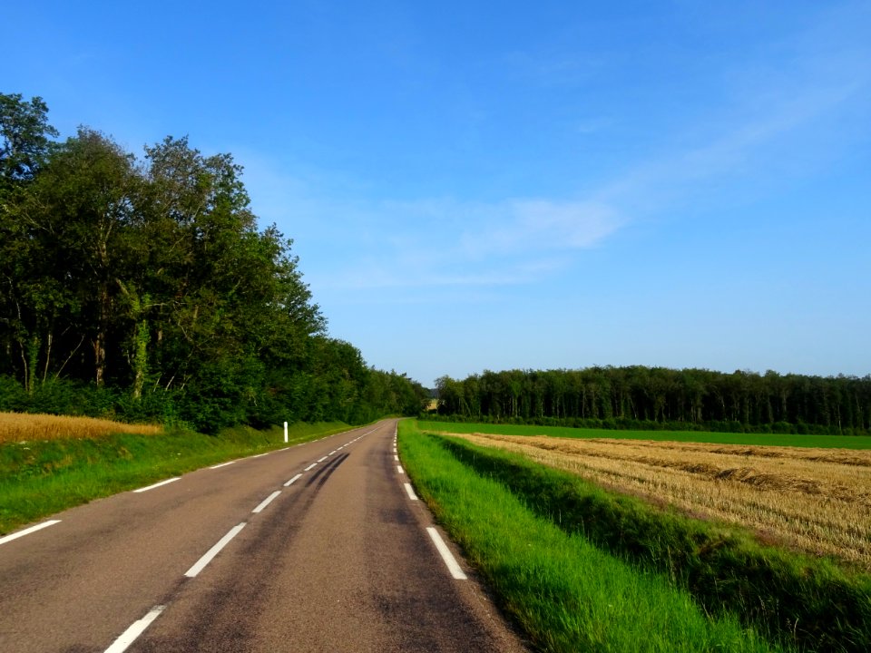 Sur la route, avant Recey-sur-Ource, Côte-d'Or 
