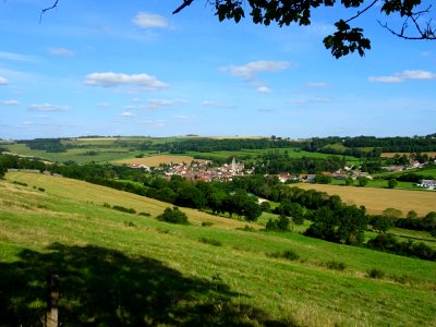Paysage, Saint-Seine-l'Abbaye, Côte-d'Or 