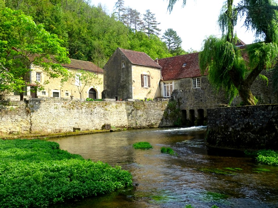 Au bord du Serein, Noyers-sur-Serein, Yonne 