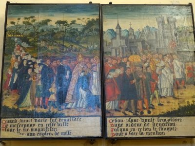 Peintures sur bois, église Saint-Vorles, Châtillon-sur-Sei… 