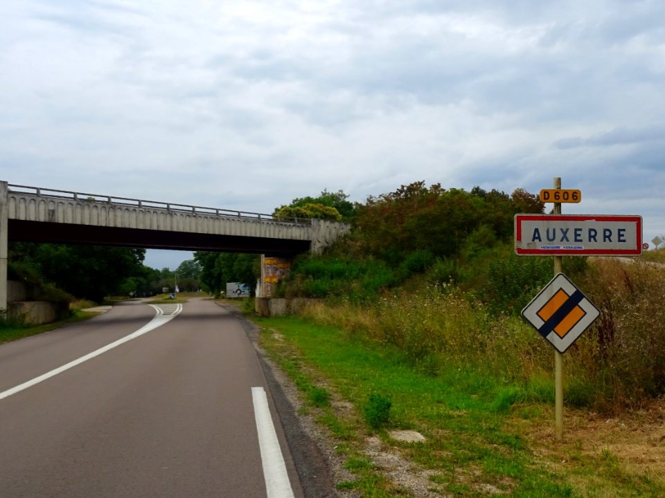 Enfin le panneau Auxerre ! 