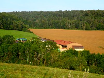 Hangars agricoles, Germaines, Haute-Marne 
