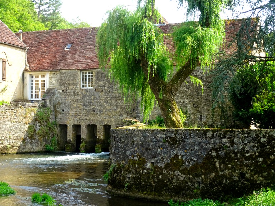 Au bord du Serein, Noyers-sur-Serein, Yonne 