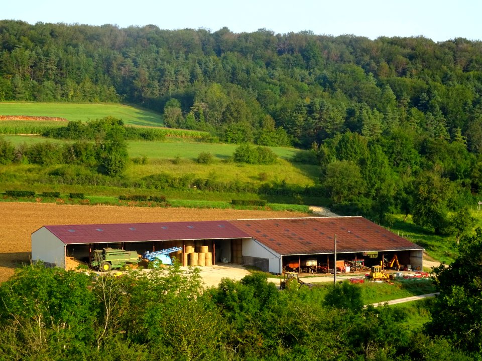 Hangars agricoles, Germaines, Haute-Marne 