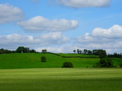 Du bleu, du blanc, du vert, de l'air ... paysage entre Sem… 