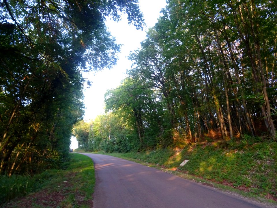 Une dernière ... rude montée sur une petite route entre Sa… 