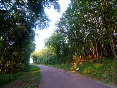 Une dernière ... rude montée sur une petite route entre Sa… 