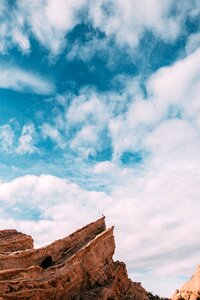 Landscape blue mountain