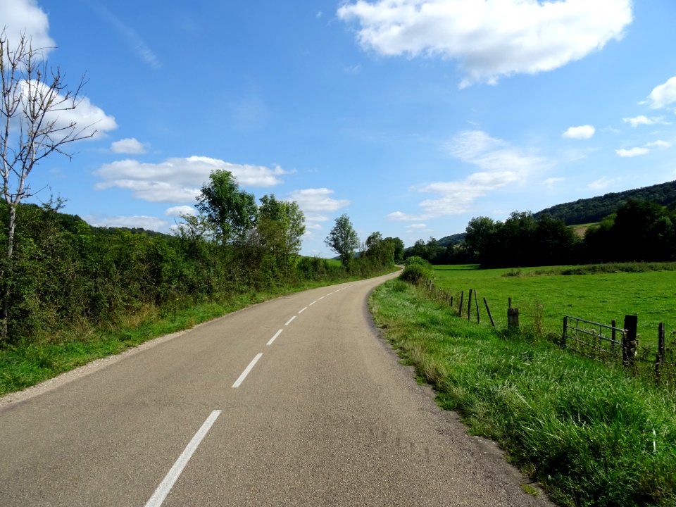 Sur la route, avant Gissey-sous-Flavigny, Côte-d'Or 