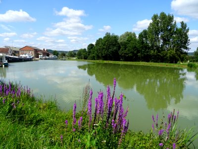 Canal de Bourgogne, avant Venarey-les-Laumes, Côte-d'Or 