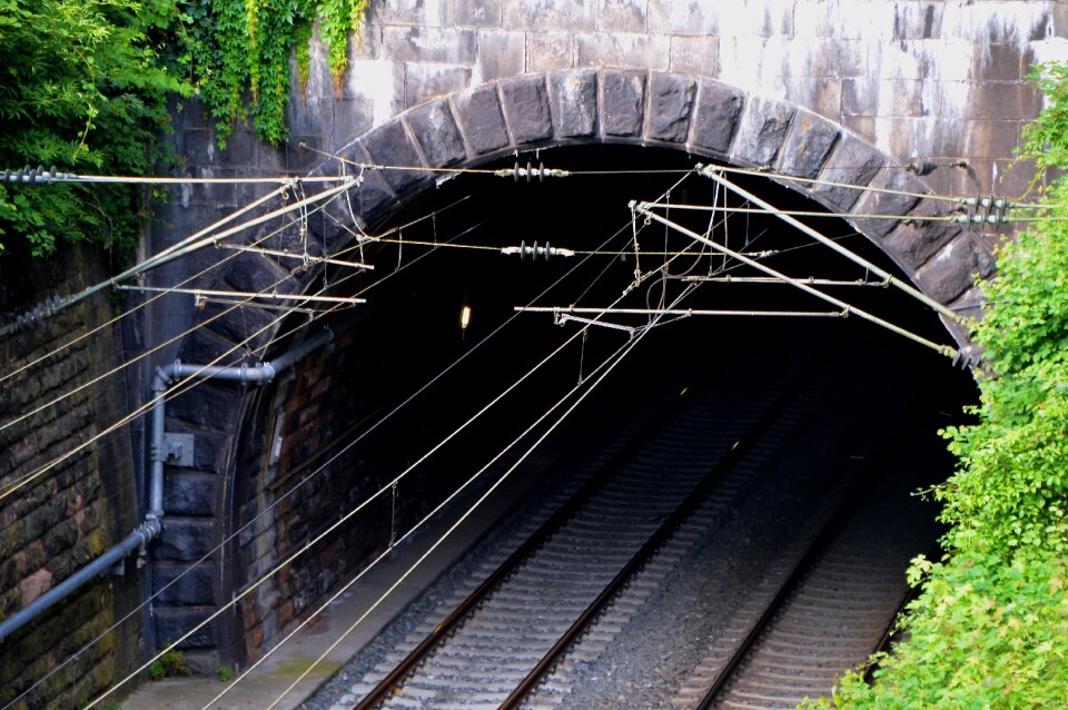 Railway line transport railway photo