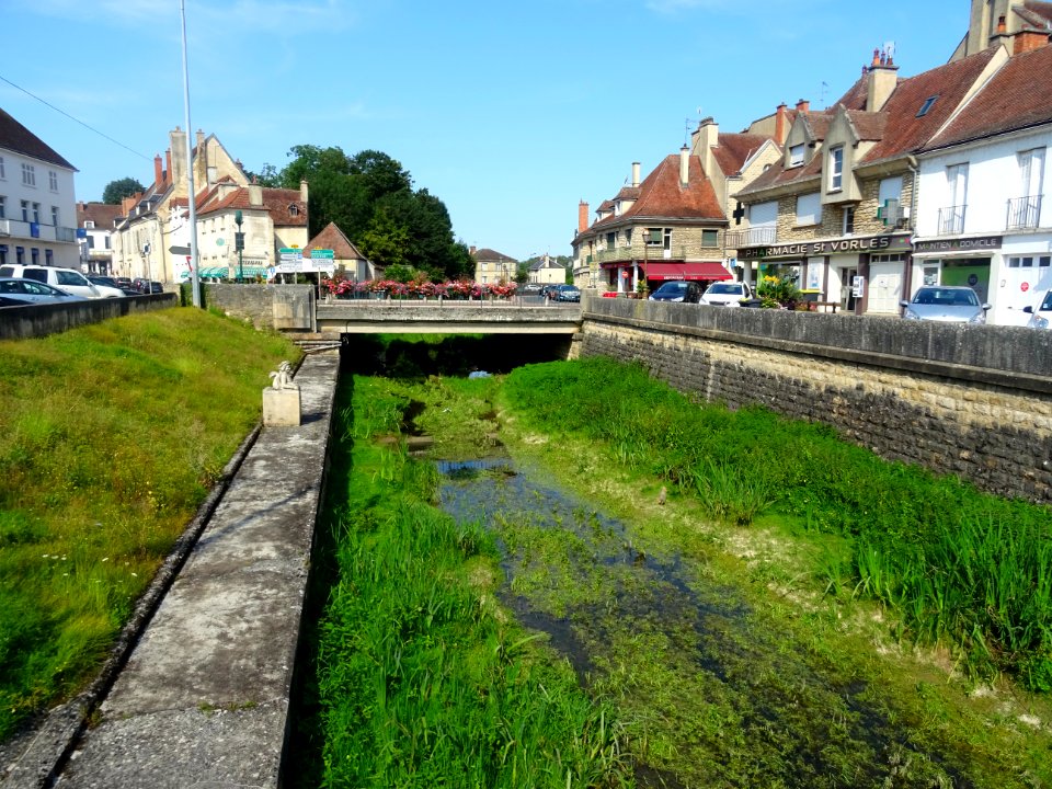 La Seine, à Châtillon-sur-Seine, Côte-d'Or 
